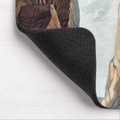 オリーブ色の山の掘削、マイルからの マウスパッド (コーナー)