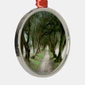 オリーブ色の庭のオーナメント メタルオーナメント (右)