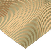 オリーブ色の抽象的で渦巻形のなパターン ショートテーブルランナー (コーナー)