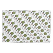 オリーブ色の雌ヒツジ愛しゃれ 枕カバー (裏面)