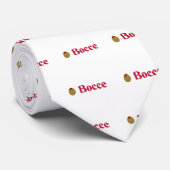 オリーブ色の(I愛) Bocce ネクタイ (ロール)