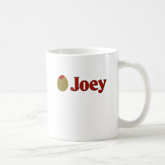 オリーブ色の(I愛) Joey コーヒーマグカップ