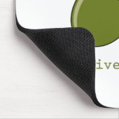 オリーブ色ジュース マウスパッド (コーナー)