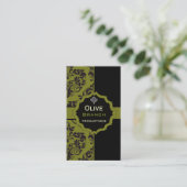 オリーブ色ジュース 名刺 (スタンド正面)