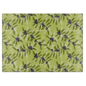 オリーブ色パターン カッティングボード (正面)