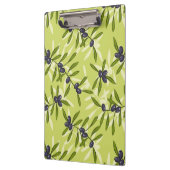 オリーブ色パターン クリップボード (左)