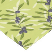 オリーブ色パターン テーブルクロス (アングル)