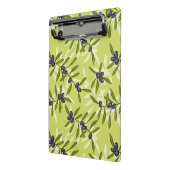 オリーブ色パターン ミニクリップボード (アングル2)
