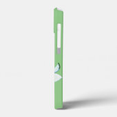 オリーブ色 Case-Mate iPhoneケース (裏面 / 左)