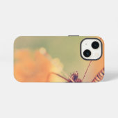 オリーブ色iPhone 13ミニケース iPhoneケース (裏面横)