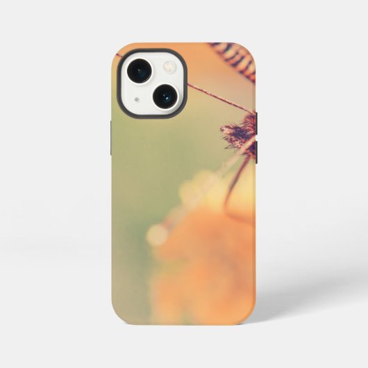 オリーブ色iPhone 13ミニケース iPhoneケース (裏面)