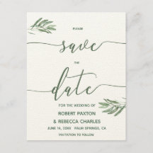 オリーブ葉の日付カードの保存