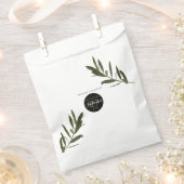 オリーブ葉グリーンリー結婚ズ フェイバーバッグ (クリップ留めされた状態)