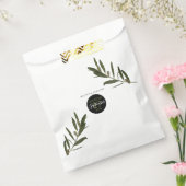 オリーブ葉グリーンリー結婚ズ フェイバーバッグ (封をした状態)