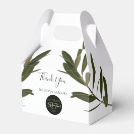 オリーブ葉グリーンリー結婚ズ フェイバーボックス