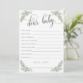 オリーブ葉ベビーウィッシュカード (スタンド正面)