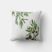 オリーブ葉地中海のギリシャ島 クッション (正面)