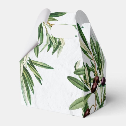 オリーブ葉地中海のギリシャ島 フェイバーボックス (裏面サイド)