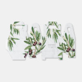 オリーブ葉地中海のギリシャ島 フェイバーボックス (折り畳みなし)