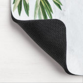 オリーブ葉地中海のギリシャ島 マウスパッド (コーナー)