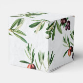 オリーブ葉地中海のギリシ結婚ア島 フェイバーボックス (裏面サイド)