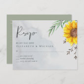 オリーブ葉結婚シナ素朴ウズ ポストカード (正面/裏面)