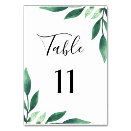 オリーブ葉金ゴールドジオメト結婚リ テーブルナンバー