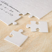 オリーブ葉（オリア・ヨーロッパ）水色絵画ーズ ジグソーパズル (側面)