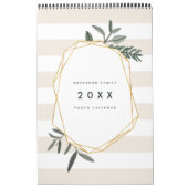 オリーブ葉 | 12フォトカレンダー(メモ付き) カレンダー (カバー)