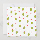 オリーブ語で教室のバレンタインカードを検索 サンキューカード (裏面)