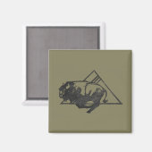 オリーブ走の山々へ マグネット (正面/裏面)