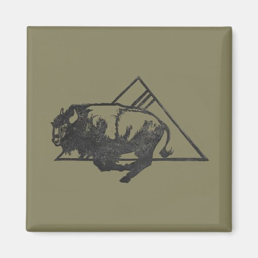 オリーブ走の山々へ マグネット (正面)