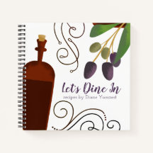 オリーブ酢パーソナライズされた料理本レシピ