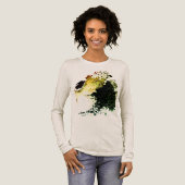 オリーブ金ゴールドタン絵を描エアブラシMCMルック トライブレンドTシャツ (正面全体)