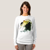 オリーブ金ゴールドタン絵を描エアブラシMCMルック Tシャツ (正面フル)