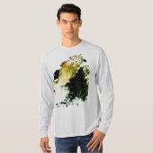 オリーブ金ゴールドタン絵を描エアブラシMCMルック Tシャツ (正面フル)