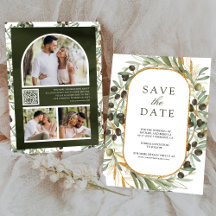 オリーブ離れフォトコラージュQRコー結婚ド