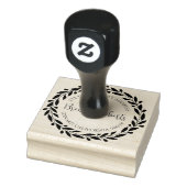 オリーブ離れリースカスタムモダンタイポグラフィ ラバースタンプ (スタンプ)