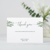オリーブ離れ結婚サンキューカード サンキューカード (スタンド正面)
