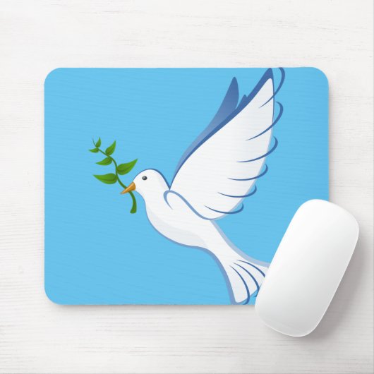 オリーブ飛んでいるオリーブ枝 マウスパッド (マウス)