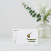 オリーブ食品 名刺 (スタンド正面)