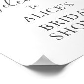 オリーブ ウェディング ブライダルシャワー ウェルカムサイン ポスター (角)