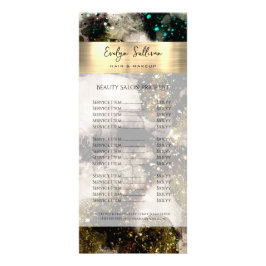 オリーブ・エメラルド・グリーン・ウォーター・カラー価格表 ラックカード