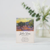 オリーブ、オレンジ空ゴッホヴィンチェンツォ 名刺 (スタンド正面)