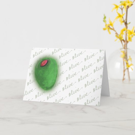 オリーブ！ カード (黄色い花)