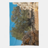 オリーブ・ガーデン・オブ・ラン キッチンタオル (縦)