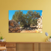 オリーブ・ガーデン・オブ・ラン キャンバスプリント (インサイチュ (リビング))