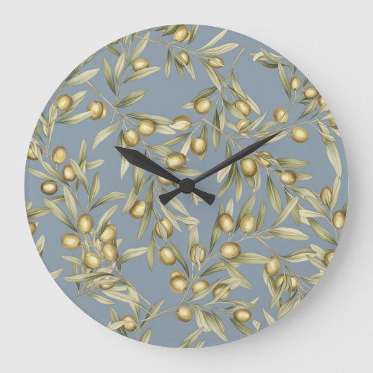オリーブ・ガーデン・バイ・ナターシャ ラージ壁時計 (正面)