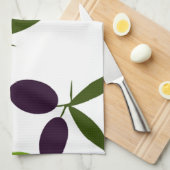 オリーブ キッチンタオル (四つ折り)