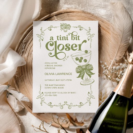 オリーブ・グリーンとティニ少し近づく 招待状